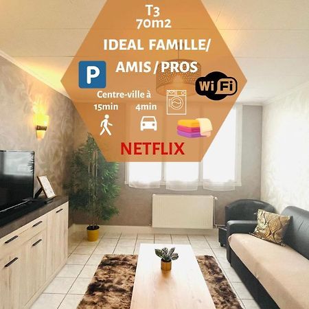 "Le Savanna" Magnifique T3 Montlucon Centre - Hopital - Parking Gratuit מראה חיצוני תמונה